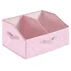 Caja de almacenamiento rosa con manchas rosadas