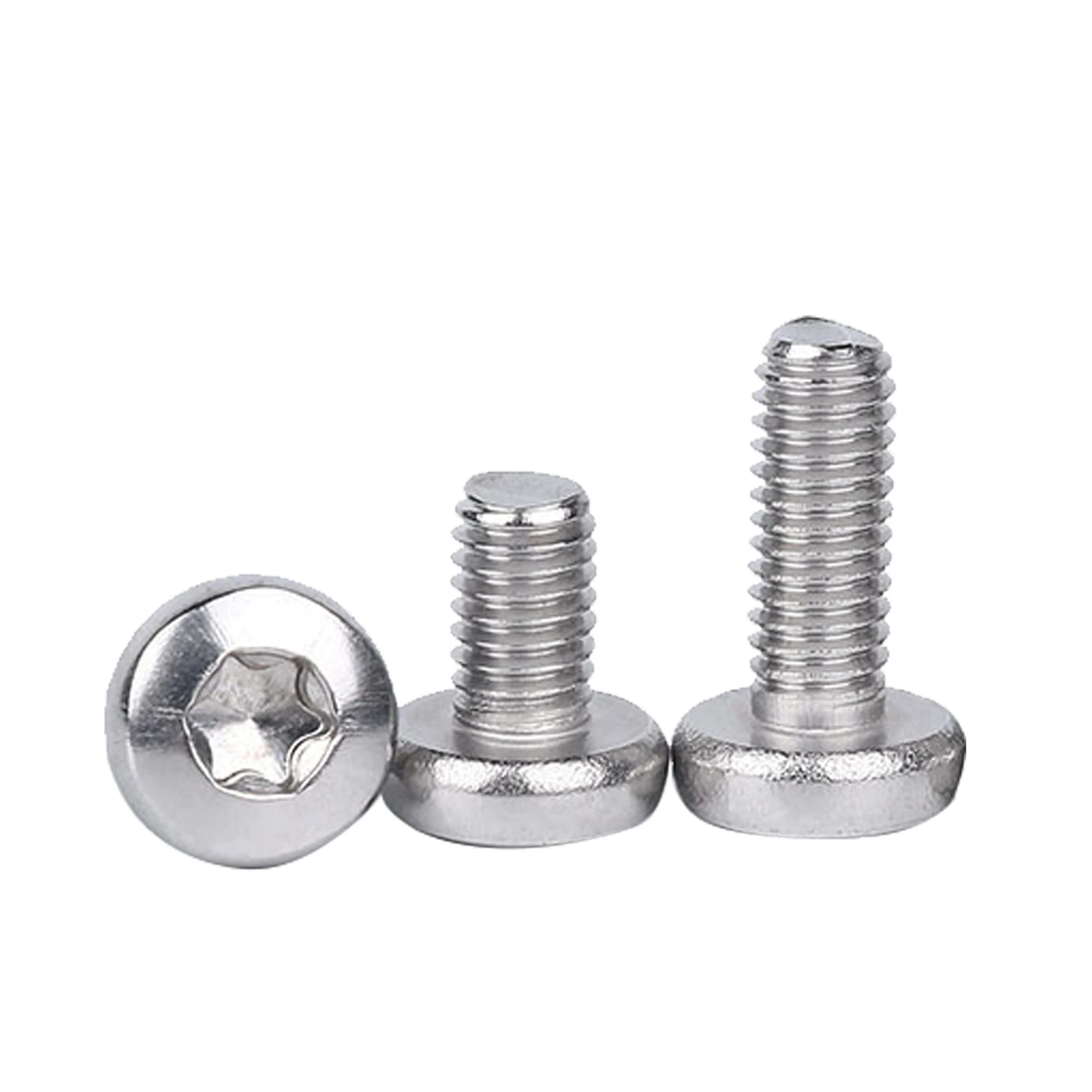 M6x40mm Torx Security Machine Screws, 5 Pack 316 Stainless Steel Pan Head Tamper Proof Screw Fasteners Bolts