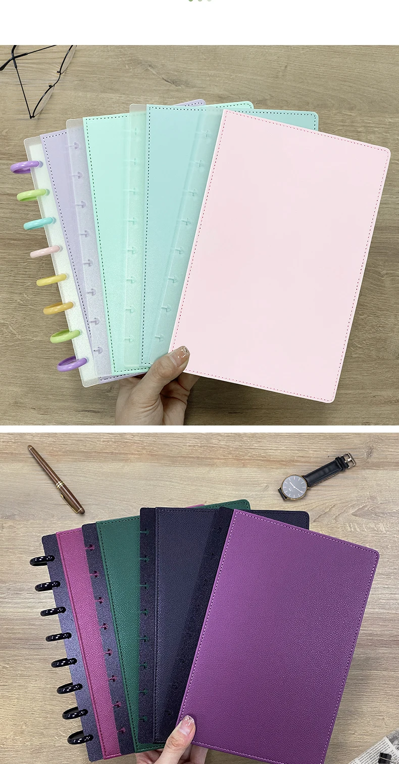 Buy BESTYO Discbound Notebook Covers Diary Cover A4 A5 A6 A7 B5 Size