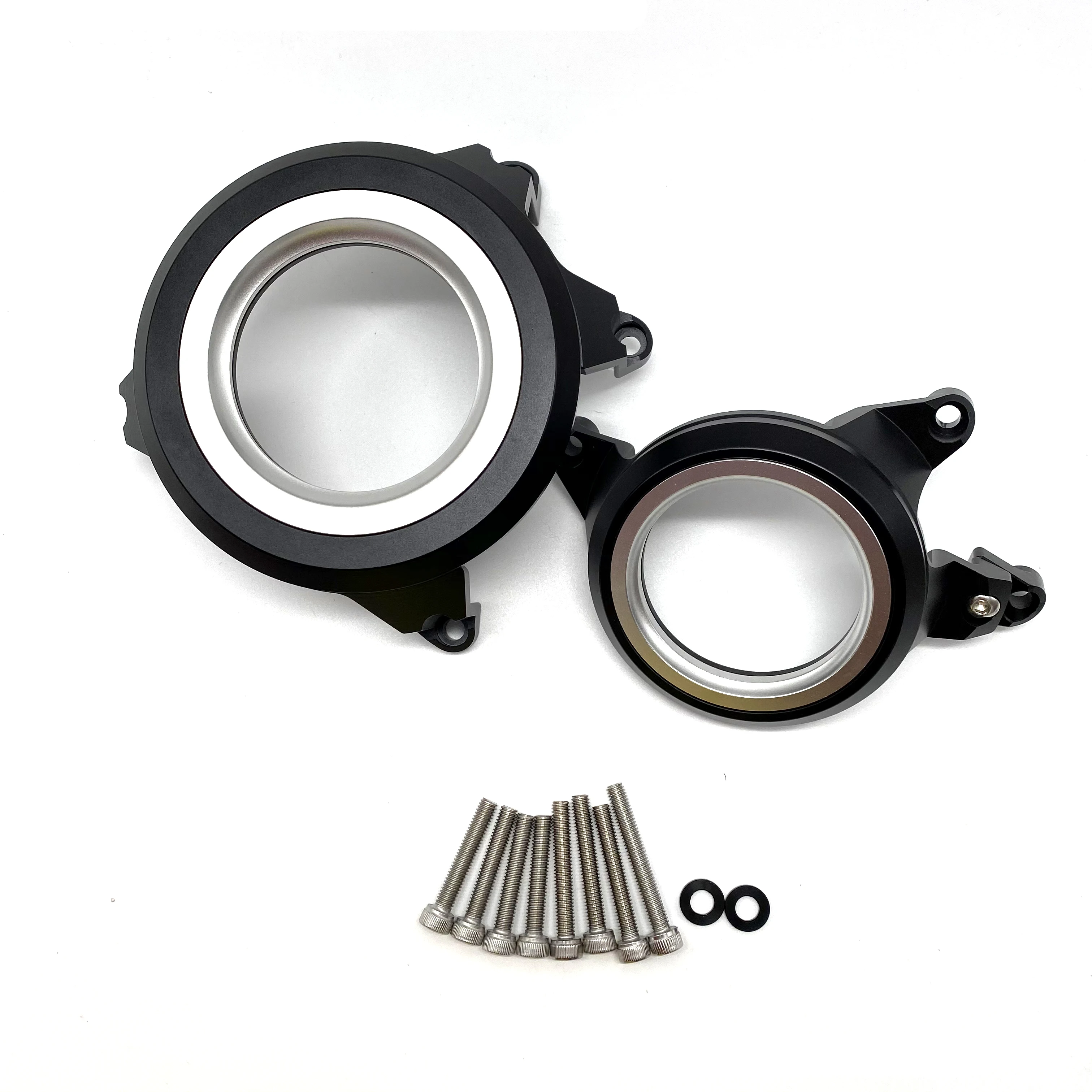 REALZION Motorcycle Engine Protector Clear Clutch Cover Spring Retainer Engine Guard Slider for Honda CB650R CBR650R 2019 2020