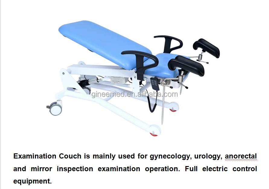 Ginee Medical Hospital Electric Gynaecology Chair Cheap Gyno Exam Bed Clinic Gynecological 2103