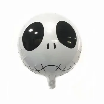 18 Inch Halloween Skull Birthday Party Supplies Decoration Cartoon Aluminum Film Toy Foil Party Balloon