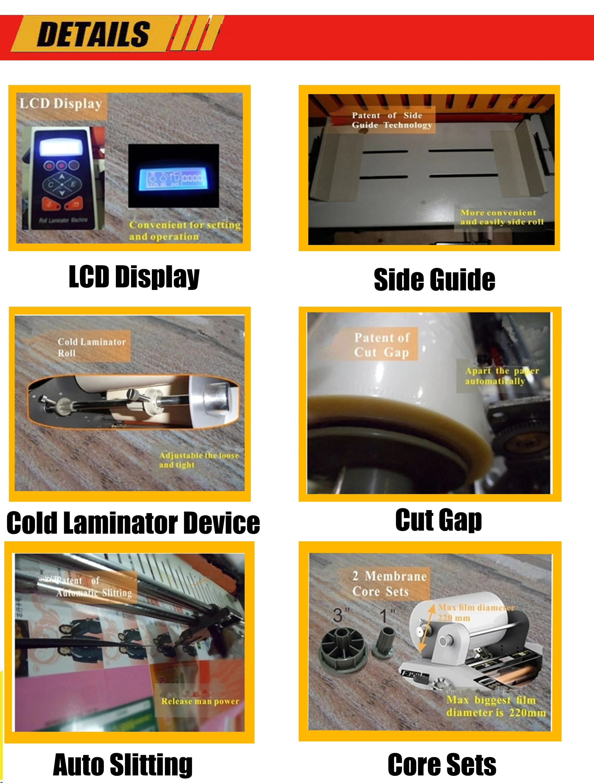 Высокоскоростной автоматический термический холодный ламинатор для фольги с автоматической подачей
