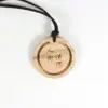 Ash wood chip hanging rope