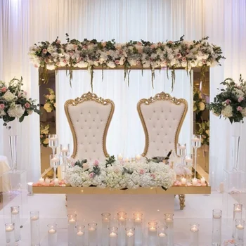 Gorgeous Tall Mirror Chuppah Acrylic Backdrop Stand For Wedding ...