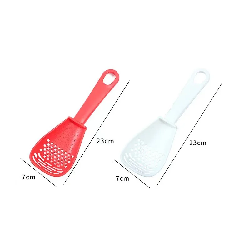 Comb-Shaped PP Plastic Eco-Friendly Kitchen Utensil-BBQ Spaghetti Noodles Pasta Home Cooking Dishwasher Freezer Safe Spoon for details