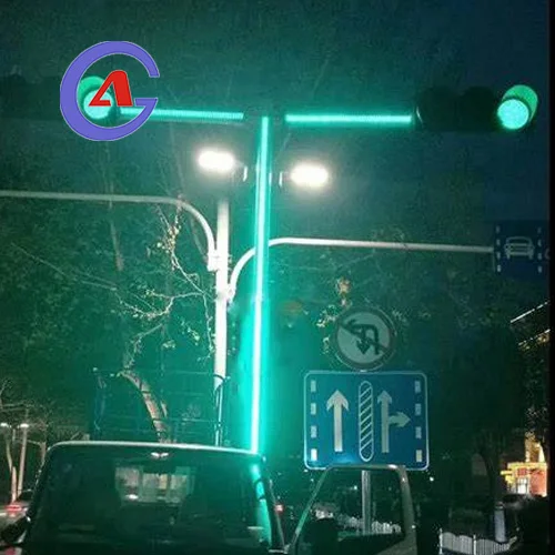 Водонепроницаемый трехцветный Новый Semaphore Traffic светодиодный светящийся сигнал на дорожном столбе