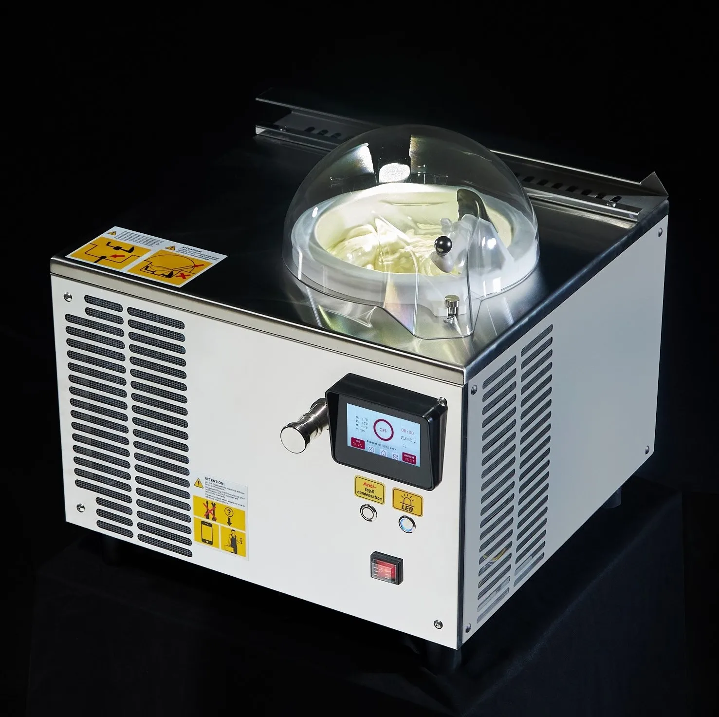 Miles Table Top Automatic Gelato Ice Cream Machines CE NSF Certified Bench Ice Cream Machine Ice Cream Blending Machine