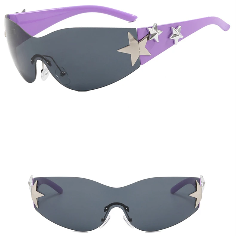 Y2K Glasses for Men Women - Steampunk Luxury Sunglasses