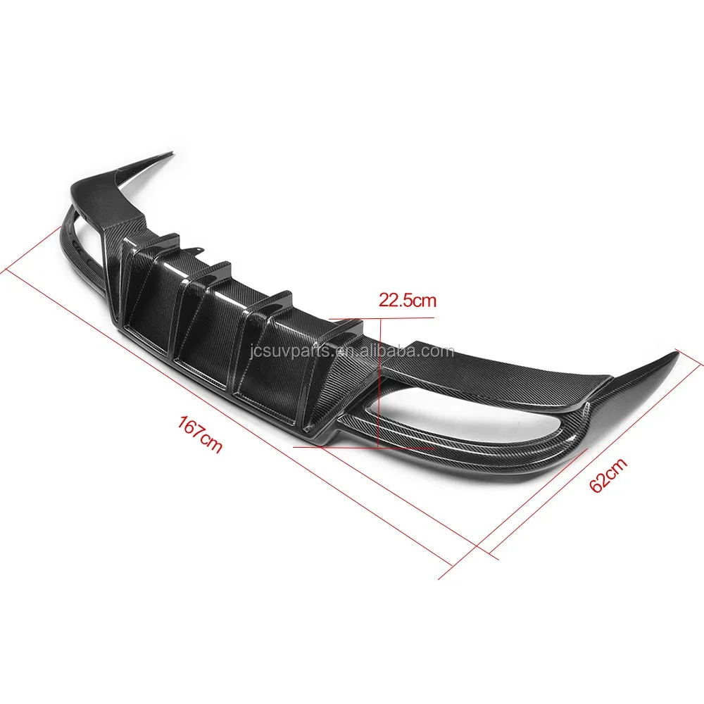 GS350 Carbon Fiber Rear Bumper Diffuser for Lexus F Sport