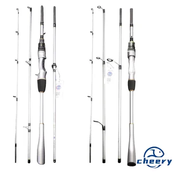Cheery New 1.98m 4-Piece Portable Luya Travel Rod MH Fast Adjustment Carbon Super Hard Tone River Use 145G Lightweight – Hard Lure – view 2