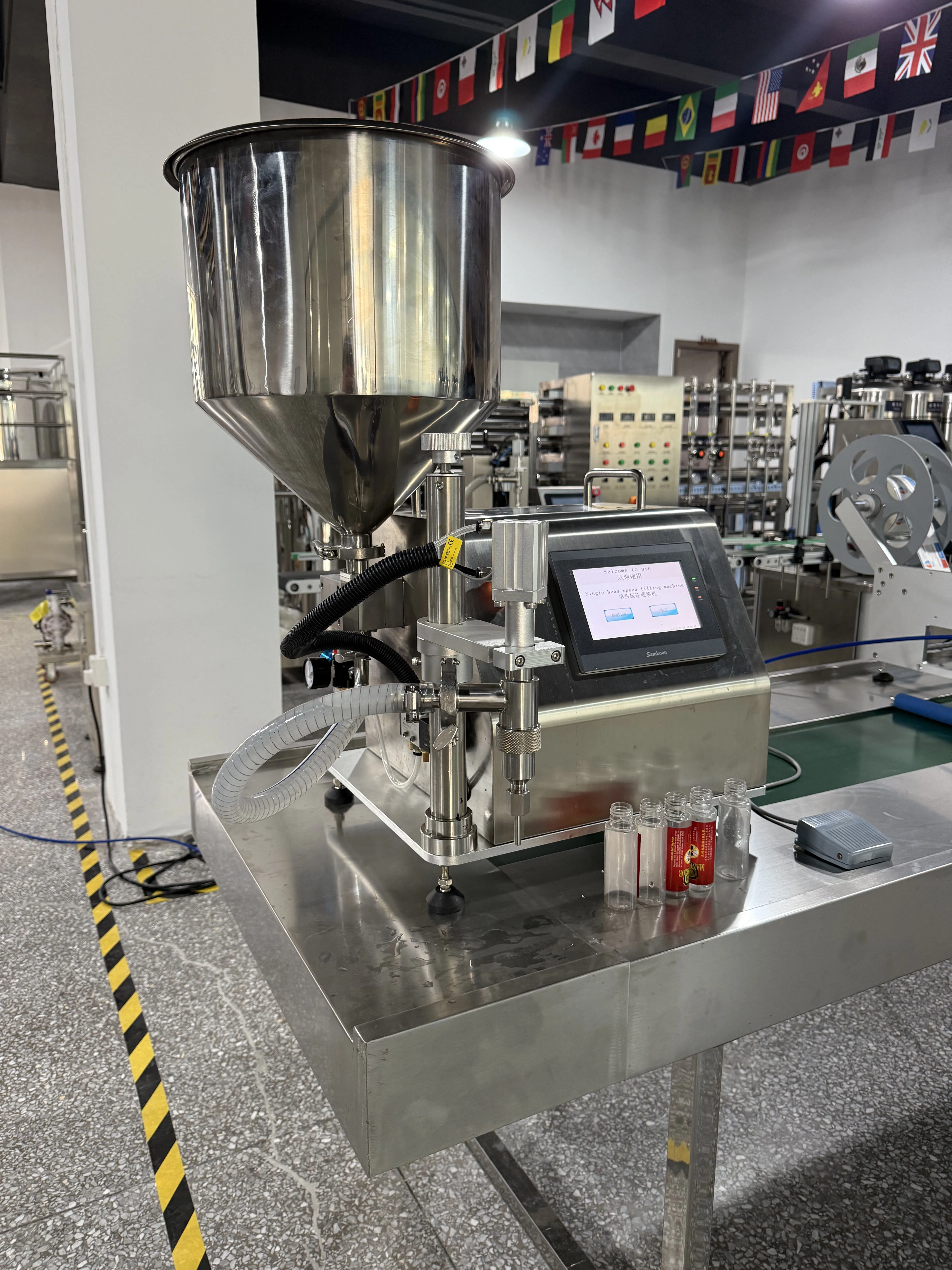product hair gel filling machine shampoo and shower gel cosmetics cream ointment production filling machine-5
