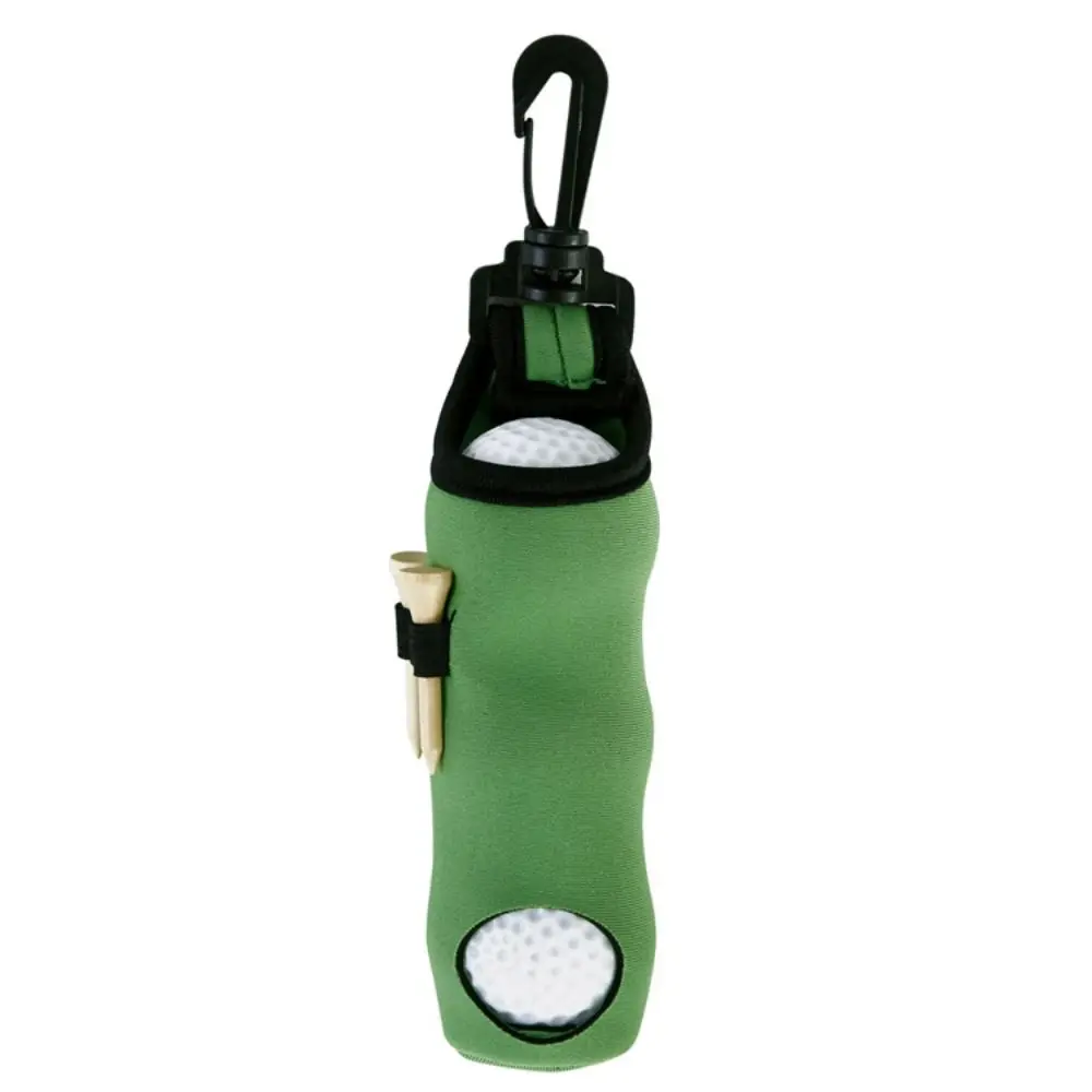 Golf Ball Holder Bag Portable Waist Hanging Golf Ball Storage Bag With