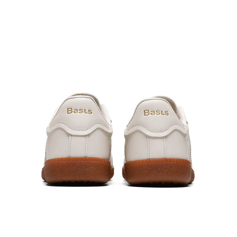 BASLS Customized Brand Free Design German Training Sport Shoes Walking Style Flat Breathable Leather Casual Sneakers