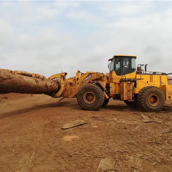 LTMG Forest Logging diesel Engine Wood Loader 12 Ton 15 Ton Timber Loader Log Grapple Loader for Sale