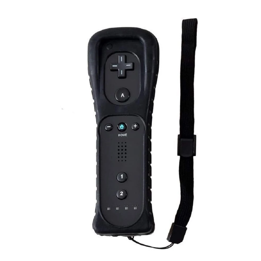 Wii遥控器 用于nintendo Wii和wii U的无线遥控游戏手柄控制器 带有硅胶套和腕带 无运动 Buy Control Para Nintendo Wii