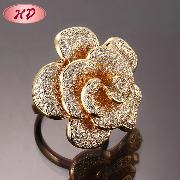 Buy online Crystal Embellished Flower Shaped Ring from fashion jewellery  for Women by Fayon for ₹549 at 45% off | 2024 Limeroad.com