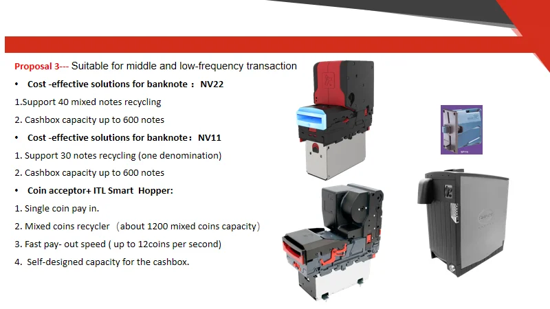 ITL Cash Deposit and Coin Change Function Retail Register