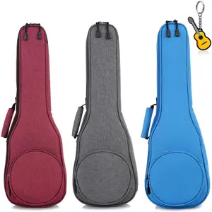 Outdoor Protection Ukulele Carry Backpack Padded Gig Guitar Bag
