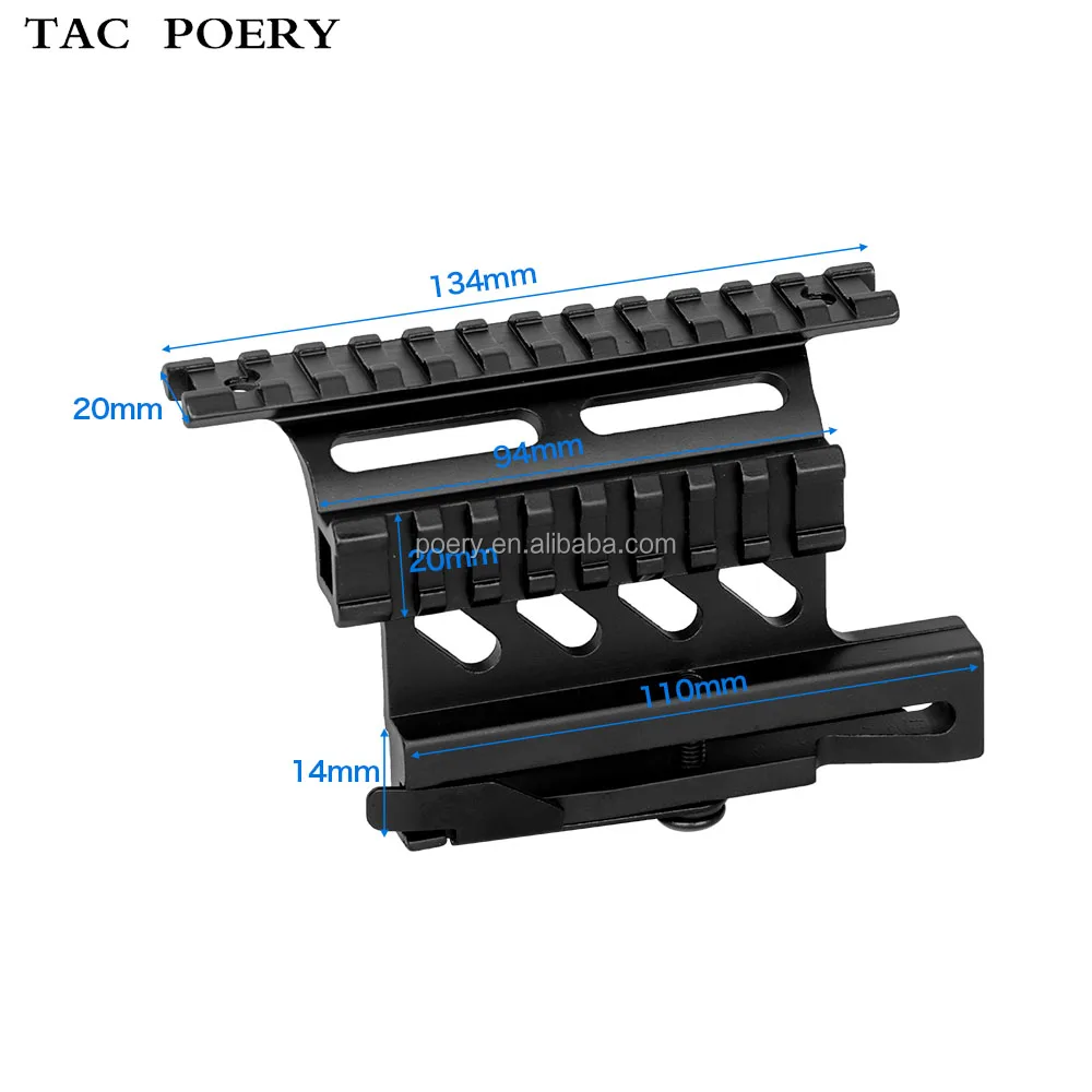 タクティカルエアソフトスポーツak47ライフル懐中電灯アダプターピカティニーウィーバーレールqd両面スコープマウントクイックリリース Buy Akサイドマウント 高品質ak47サイドマウント Ak47サイドマウント Product On Alibaba Com