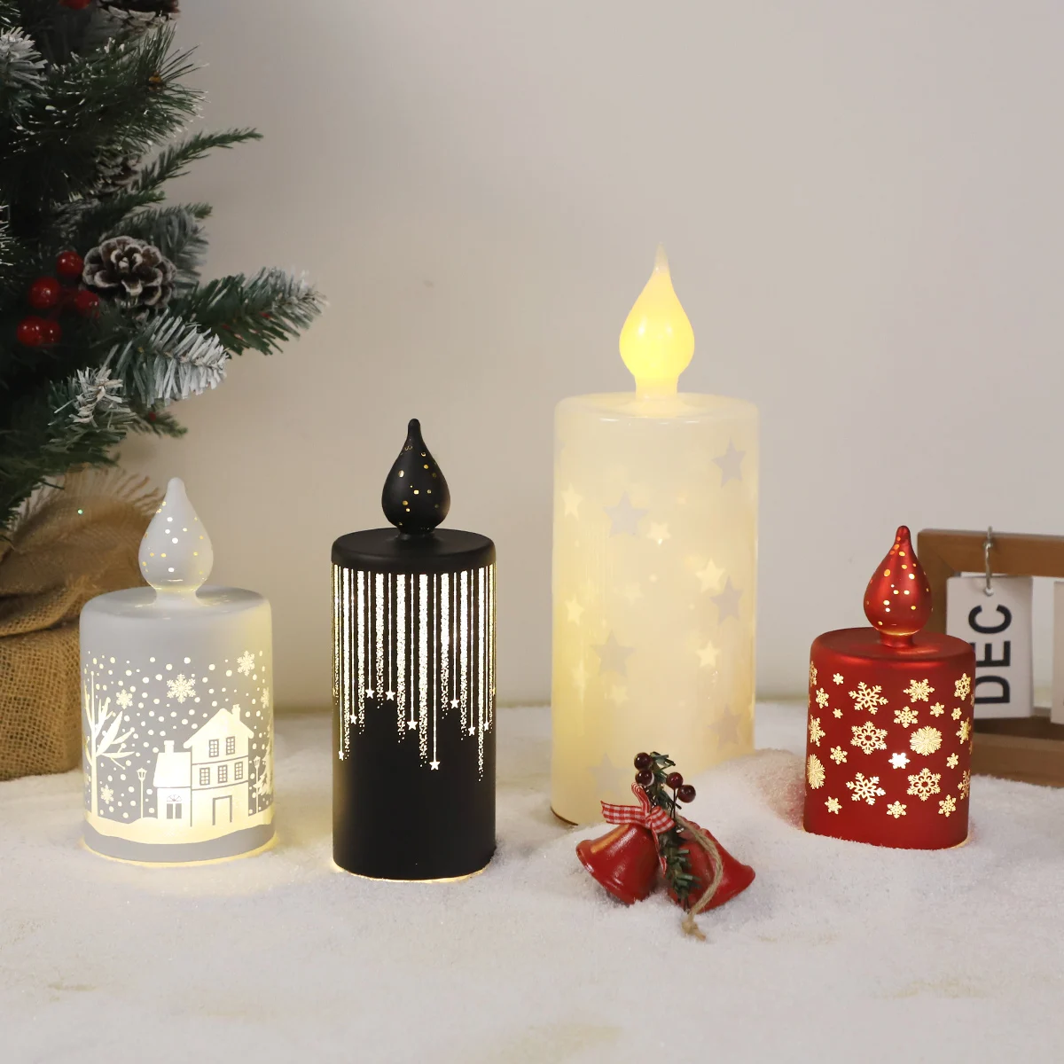 Beautiful Artificial Candles Flameless Candles with Timer Wedding Party Halloween Christmas Birthday Decoration Gifts manufacture