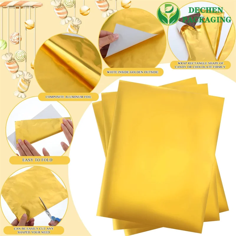Aluminum Foil Chocolate Bar Wrapping And Packing Buy Chocolate Gold