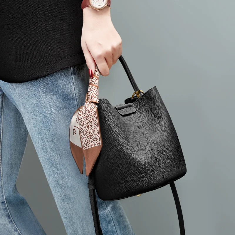 Wholesale Fashion Leather Ladies Handbags Leather Crossbody Bag Sling Shoulder Bags for Women