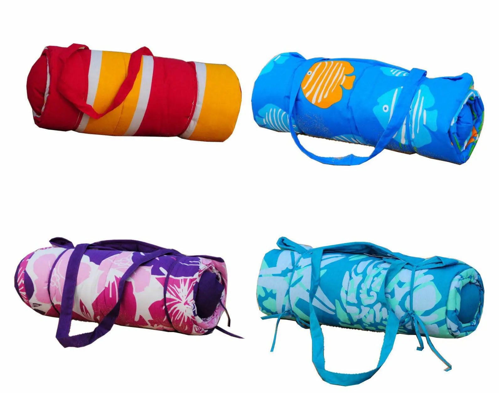 Kids Bath Beach Towel Roll Up Beach Mat Neck Pillow Great Gift Ideals for Xmas
