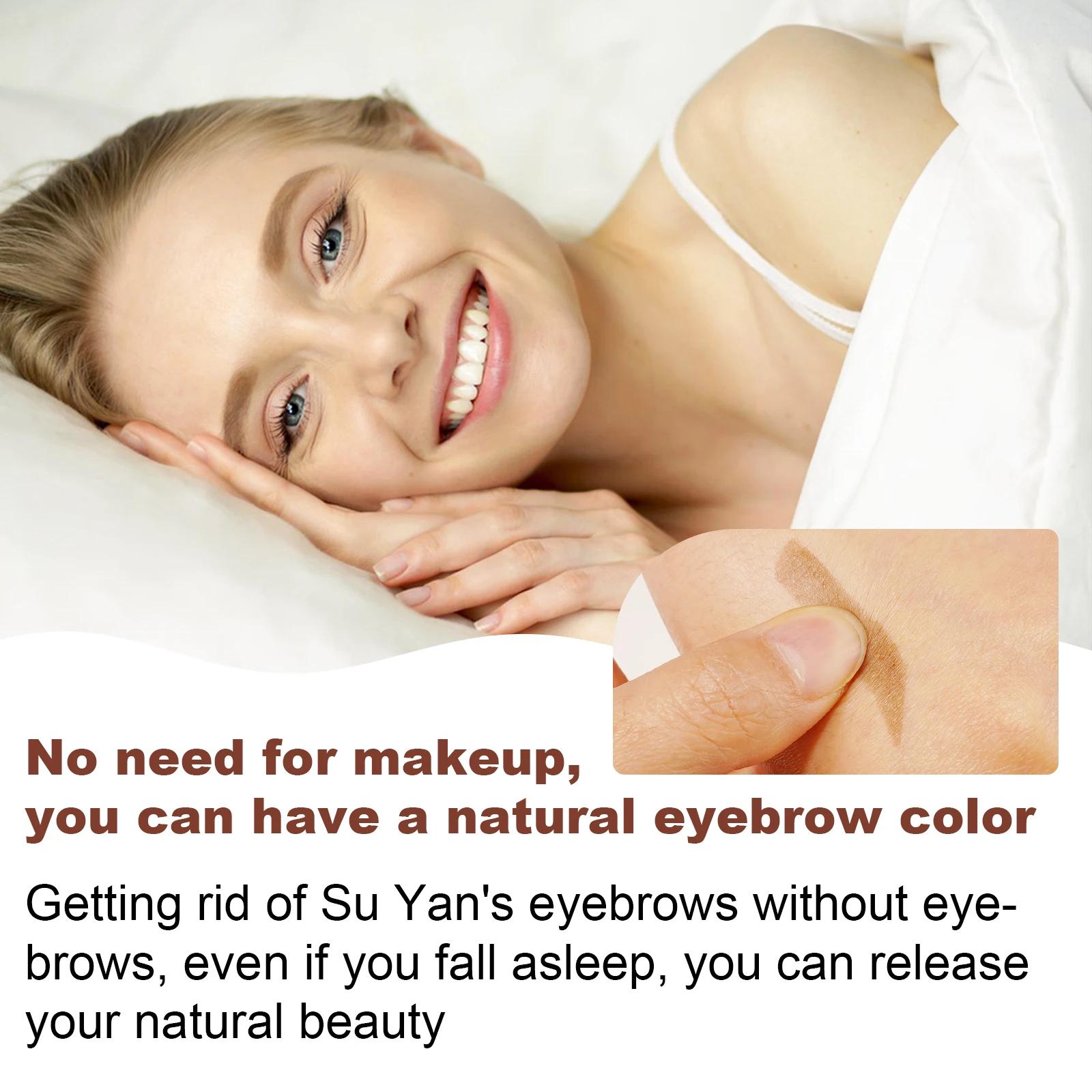Private Label Makeup Light Brown Liquid Gel Long Lasting Tattoo Peel Off Eyebrow Gel Tint Eyes Brows Natural