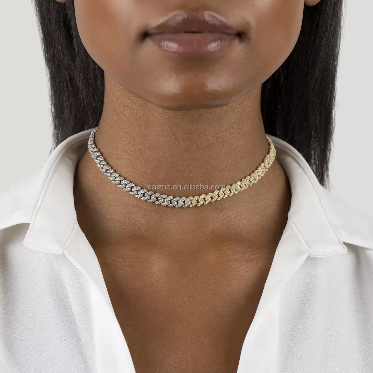 two tone choker