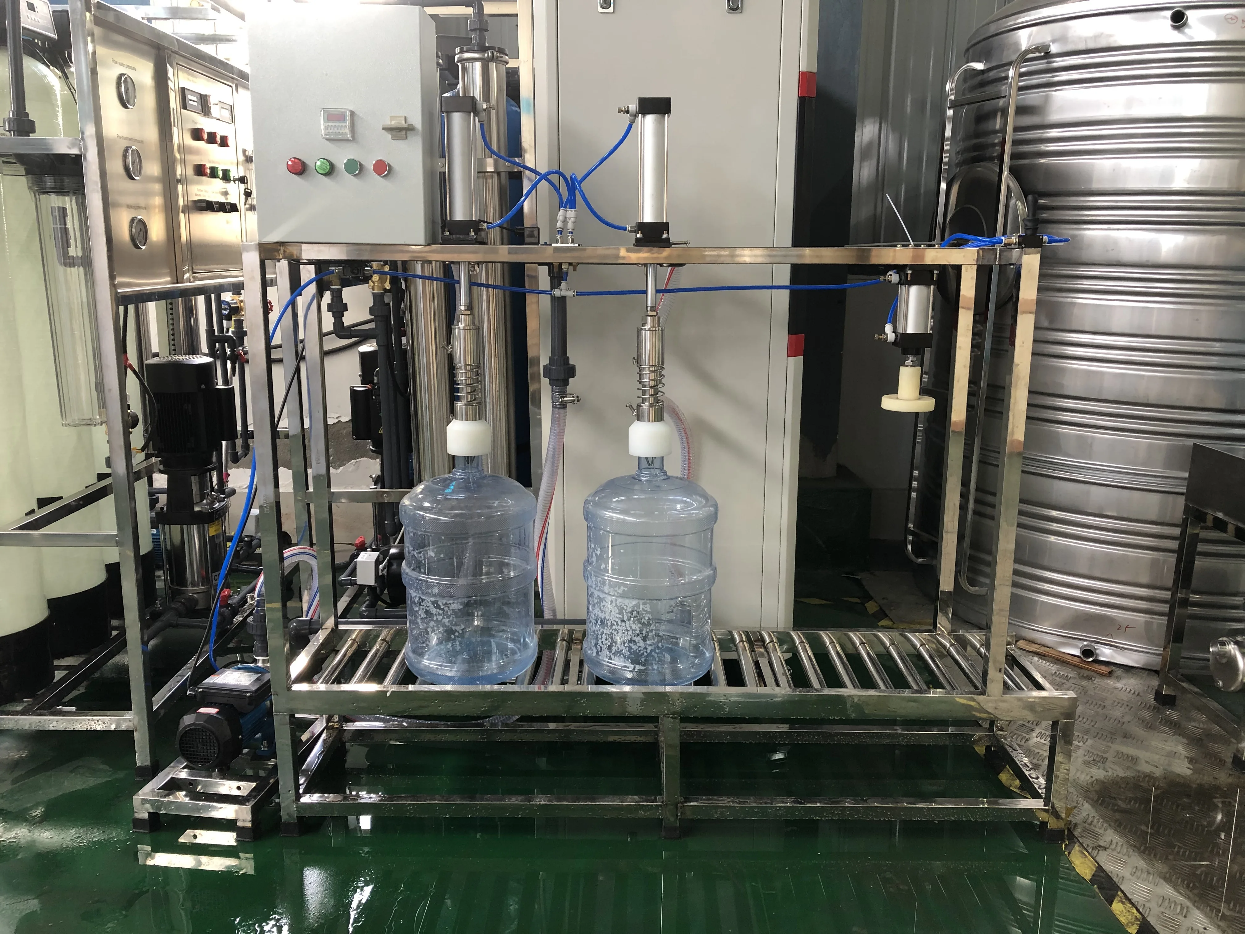 Semi-automatic 3-5 Gallon Water Bottles Rinsing Machine