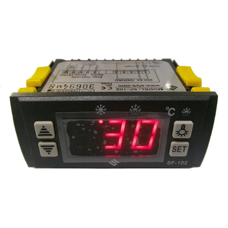 SF102 Mini Smart Freezer Digital Temperature Controller with Light Control 220V 24V 12V