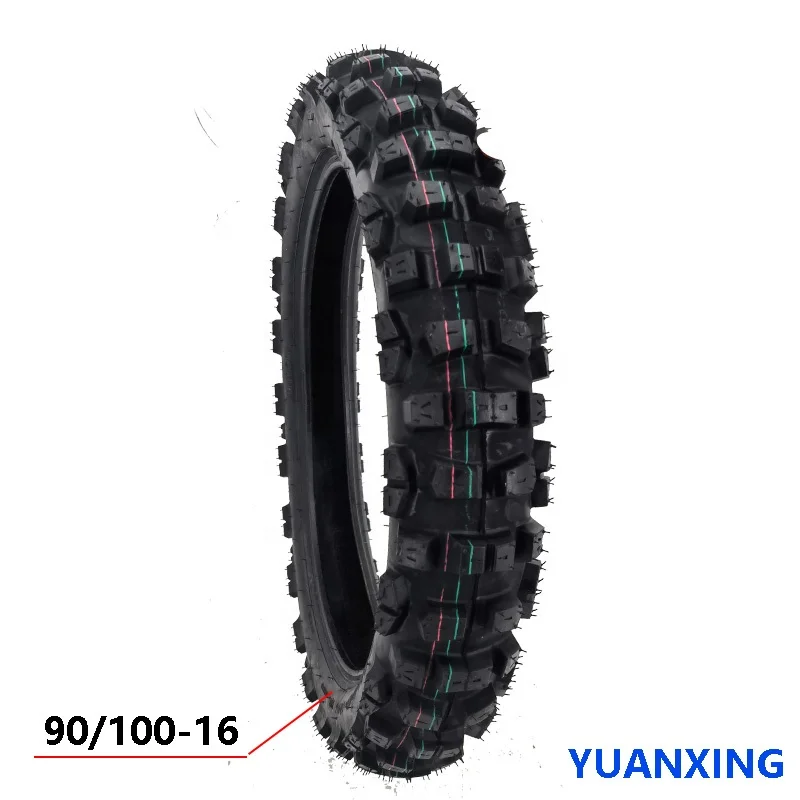 YUANXING 16 Inch 90/100-16 Rubber Tire for off-Road Bikes