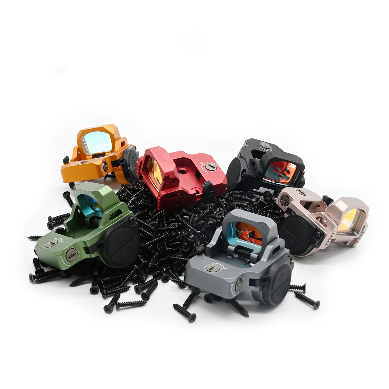Mini Flip up Red Green Dot Scope Collapsible Lens Reflex Red Dot Sight Optic Sight