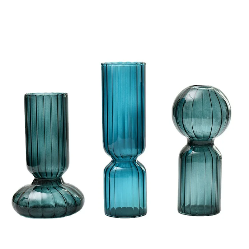 Economically Priced Handmade Small Glass Vase Modern Design Special-Shaped for Weddings