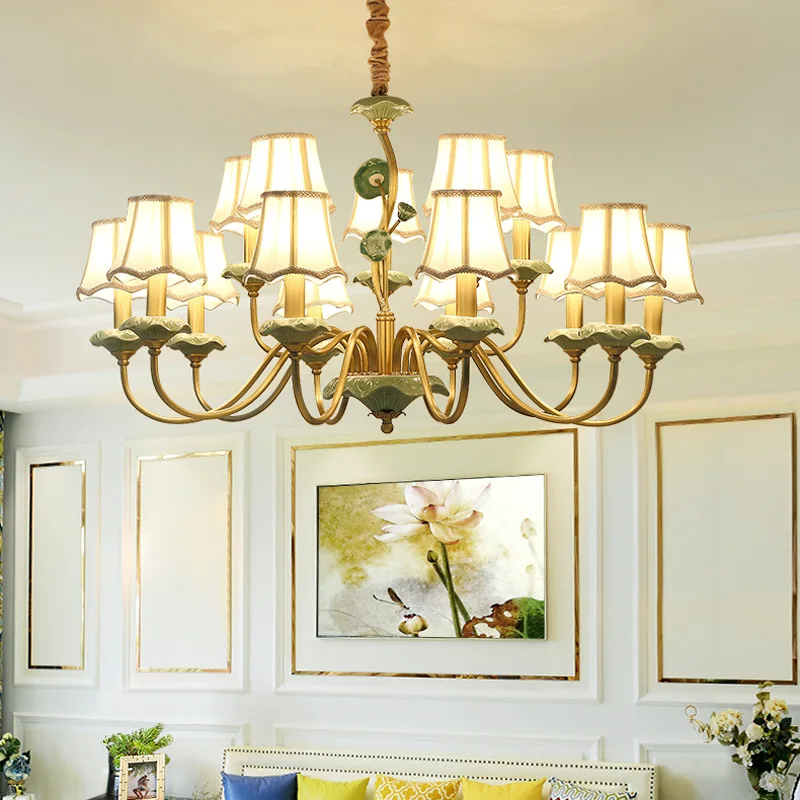 USA Pendant Hotel Residential Interior Living Room Balcony Classic Modern Led Ceiling Chandelier Lighting