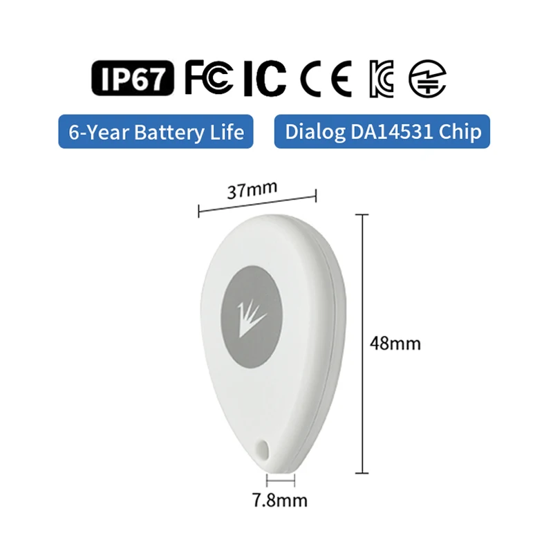 In Stock NFC Beacon Card IP67 Waterproof & 12 Months Battery Life - View #4