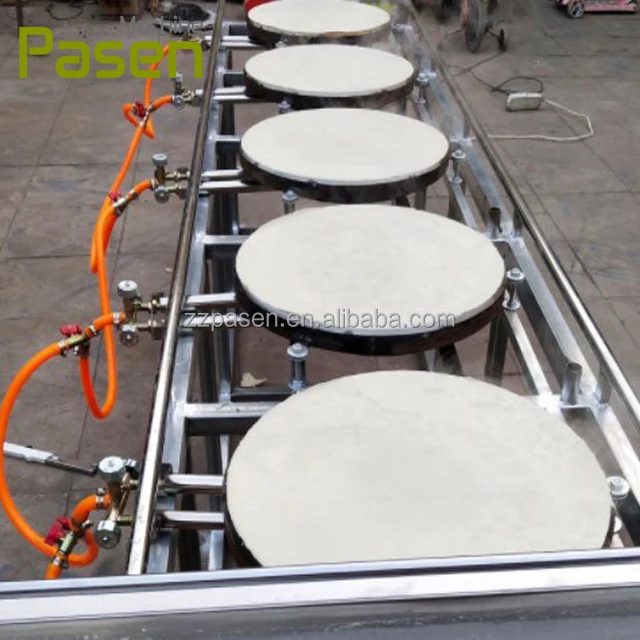 Hand Push Type Tortilla Bread Making Machine  High Output Pita Bread Shaping Machine  Thin Flat Pancake Maker for Sale