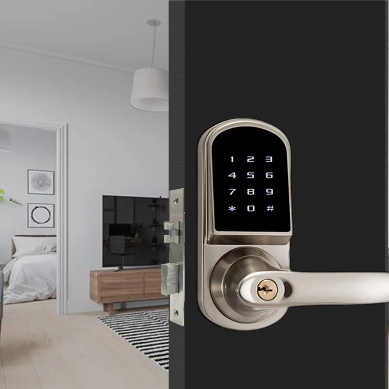 Mortise Combination Electronic Key Password Card Door Locks Digital Electronic Door Lock with TT Lock APP