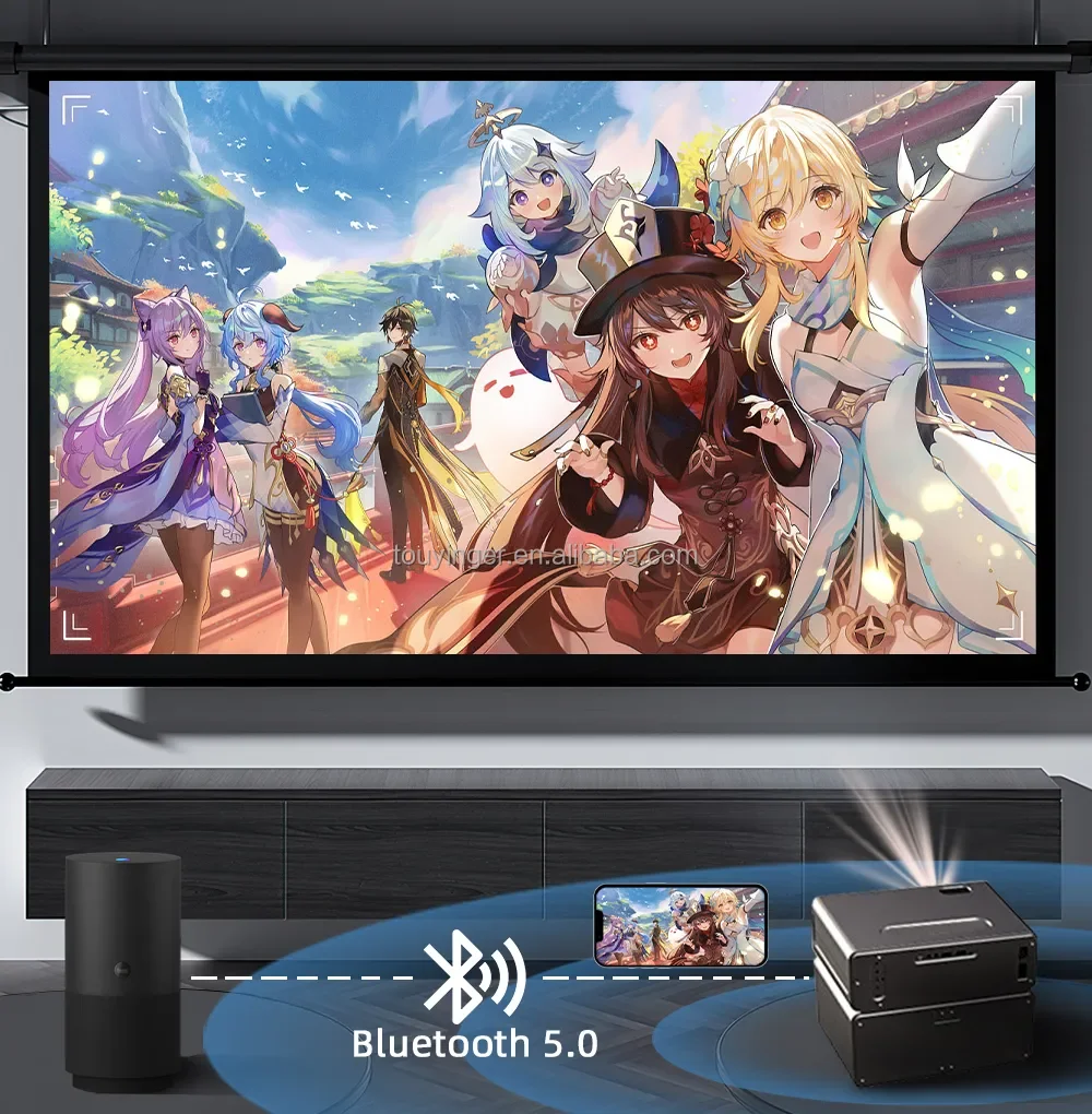 Touyinger E900 Projection Karaoke Machine In One Projector Full Hd