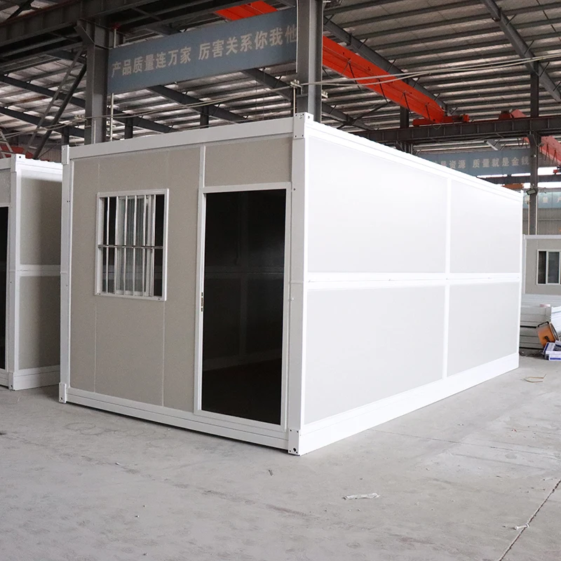 Fast installation foldable container house foldable office prefab container home for living office manufacturer provide