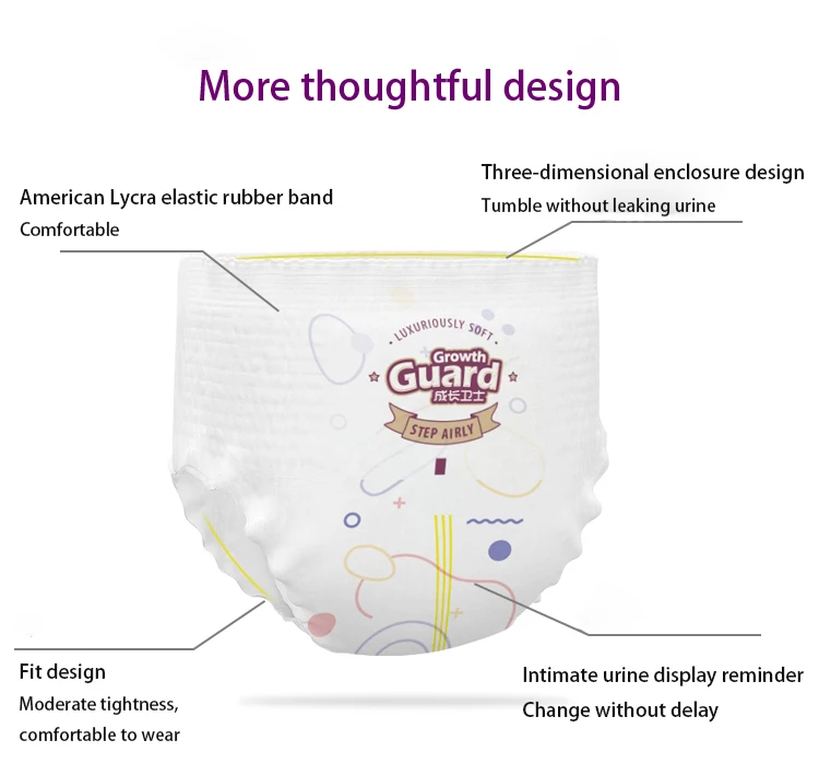 Wholesale Price Baby Diapers High Absorbency Disposable Baby Training