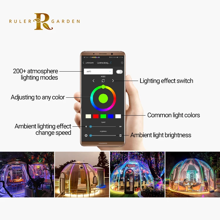 Clear Outdoor Oval Ellipse Resort Airbnb House Igloo Dome Kids Disco Dance Events Wedding Party Dome Tent