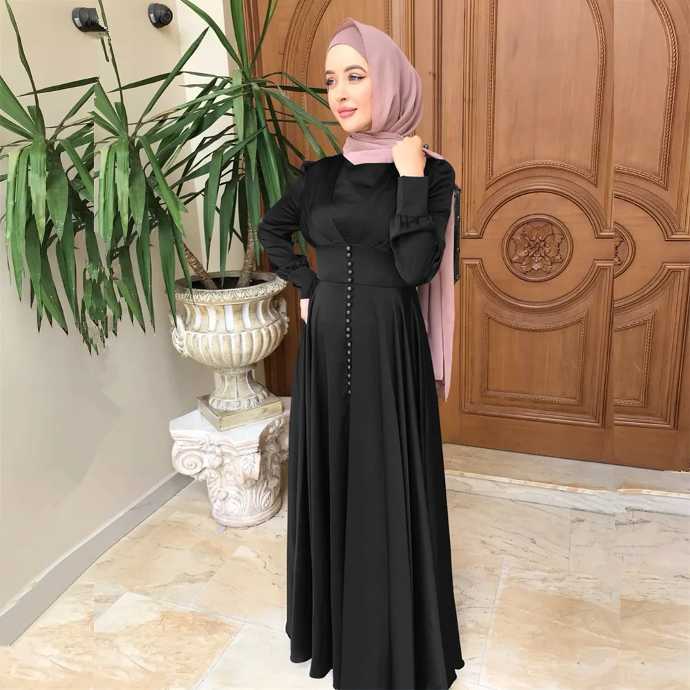 Arab Dubai Arab Middle East Turkey Morocco Islamic Clothing Floral Kaftan  Abaya Muslim Dress | Islamic clothing, Muslim fashion dress, Muslim dress