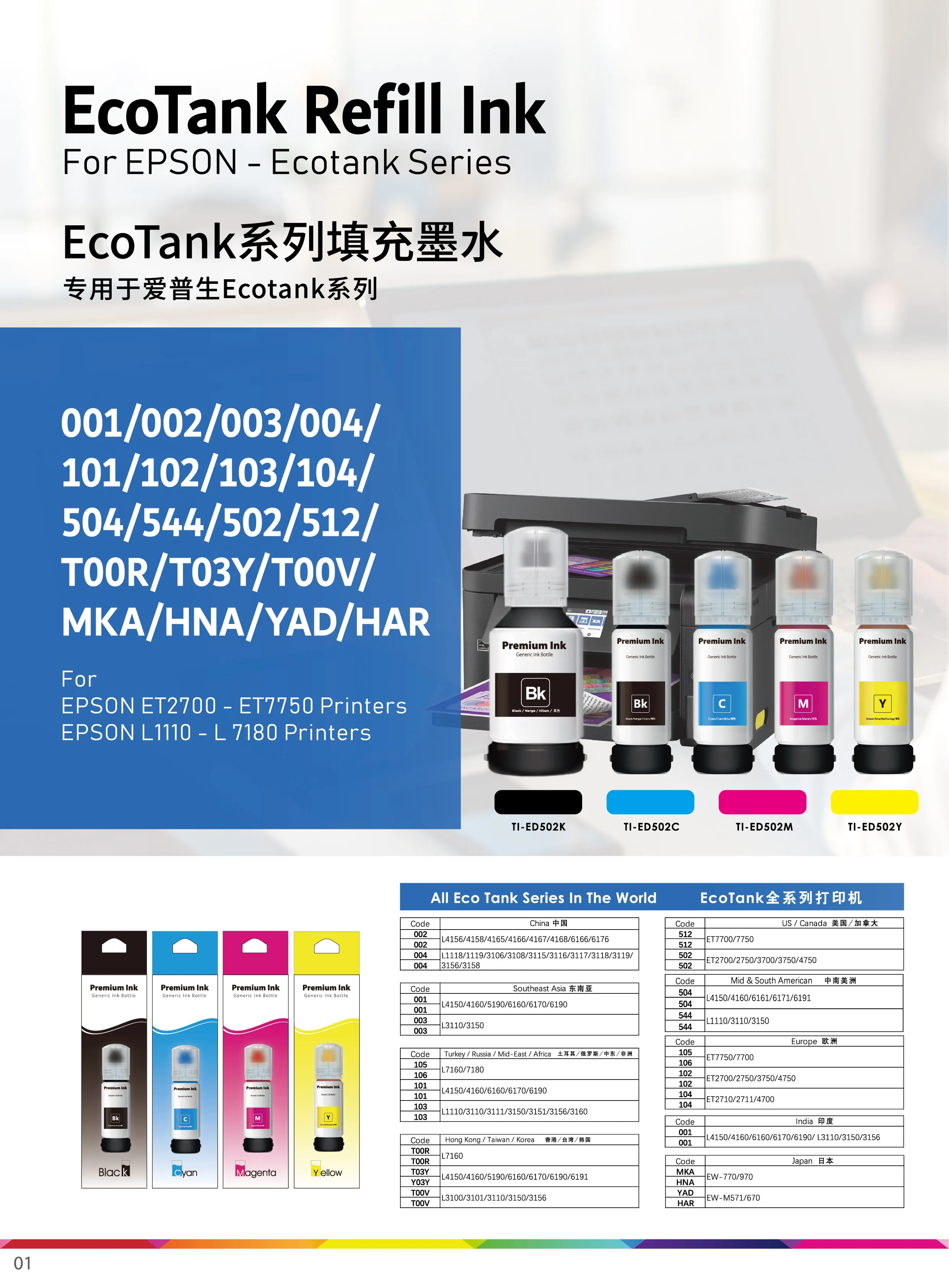 Trendvision 101 Premium Color Compatible Bulk Bottle Water Based Refill