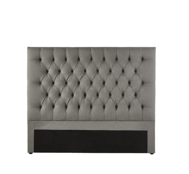 Modern Style Luxury Design Upholstered Fabric Double Beds Headboard For