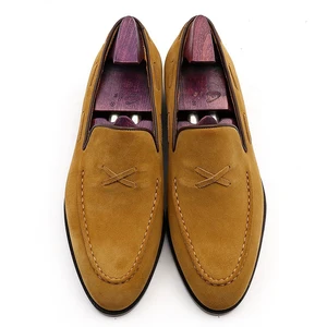 New Design Business Men's Luxury Casual Suede Shoes Designer Slip-on Men Official Shoes Leather Trendy Loafer Men's Dress Shoes