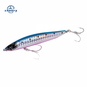 CHEERY Sinking Water Fishing Lures Treble Hooks Bass Catfish Pike Perch Plopper Pencil Fishing Lures – Pencil – view 2