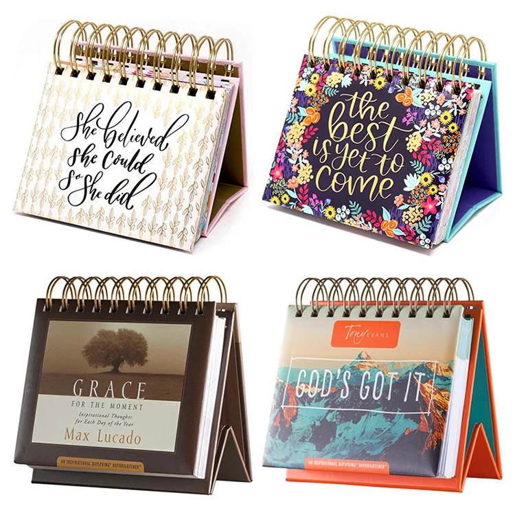 Promotional 2023 Wire O Wall Calendario Weekly Daily Advertising