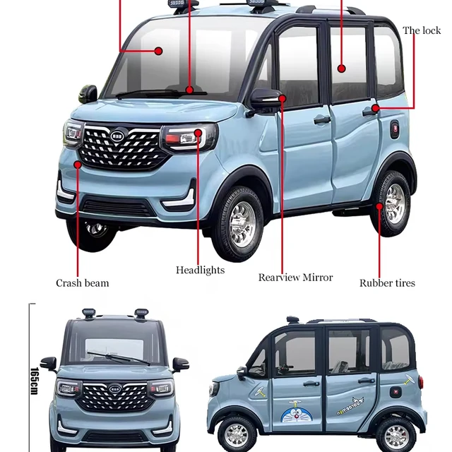 solar electric tricycles cerrado rickshaw hot sale mini 2023